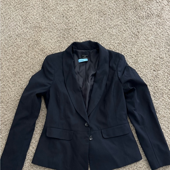 Navy Ann Taylor Blazer - Picture 1 of 6